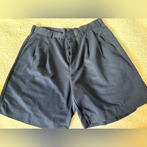 Izod Men's Navy Flat Front Shorts